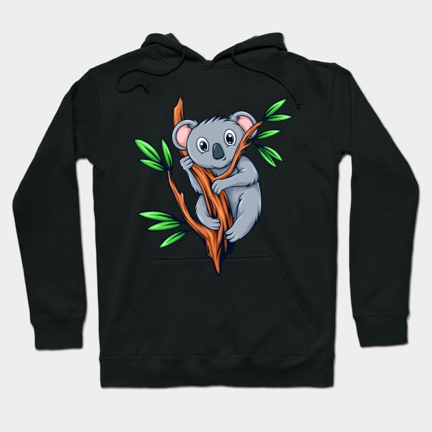 Koala on the three Hoodie by medabdallahh8